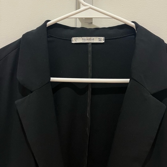 Pull & Bear black casual jacket size L women’s - Picture 4 of 11